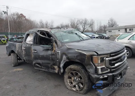 2022 Ford F-250 Platinum from USA, damaged, VIN 1FT7W2BT6NEC01668